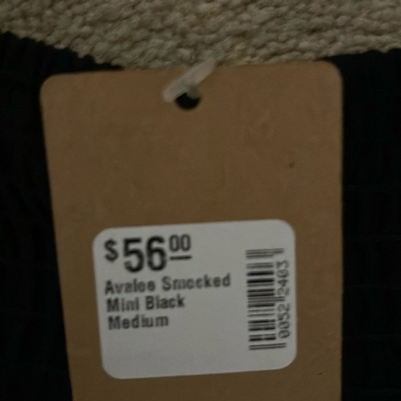 Avalee smocked mini black dress size medium - Picture 2 of 2